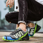 Men Running Sneakers Outdoor Breathable Anti-Skid Wear Resistant Lace-Up Sneakers Male Jogging Training Travel Sport Athletic Sneakers Support Gym Tranning Non Slip Lightweight Sneaker Stevvex