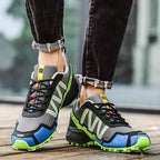 Men Running Sneakers Outdoor Breathable Anti-Skid Wear Resistant Lace-Up Sneakers Male Jogging Training Travel Sport Athletic Sneakers Support Gym Tranning Non Slip Lightweight Sneaker Stevvex