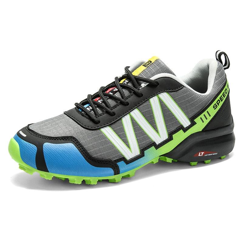 Men Running Sneakers Outdoor Breathable Anti-Skid Wear Resistant Lace-Up Sneakers Male Jogging Training Travel Sport Athletic Sneakers Support Gym Tranning Non Slip Lightweight Sneaker Stevvex