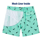 Men's Beach Shorts Boardshorts with Mesh Lining Men's Swimwear Beachwear Quick Dry Swim Shorts Swimming Trunks for Men Men's Beach Trunks Men's Beach Shorts Surfing Boardshorts with Mesh Lining Swimwear Outdoor Surfing Pants Stevvex