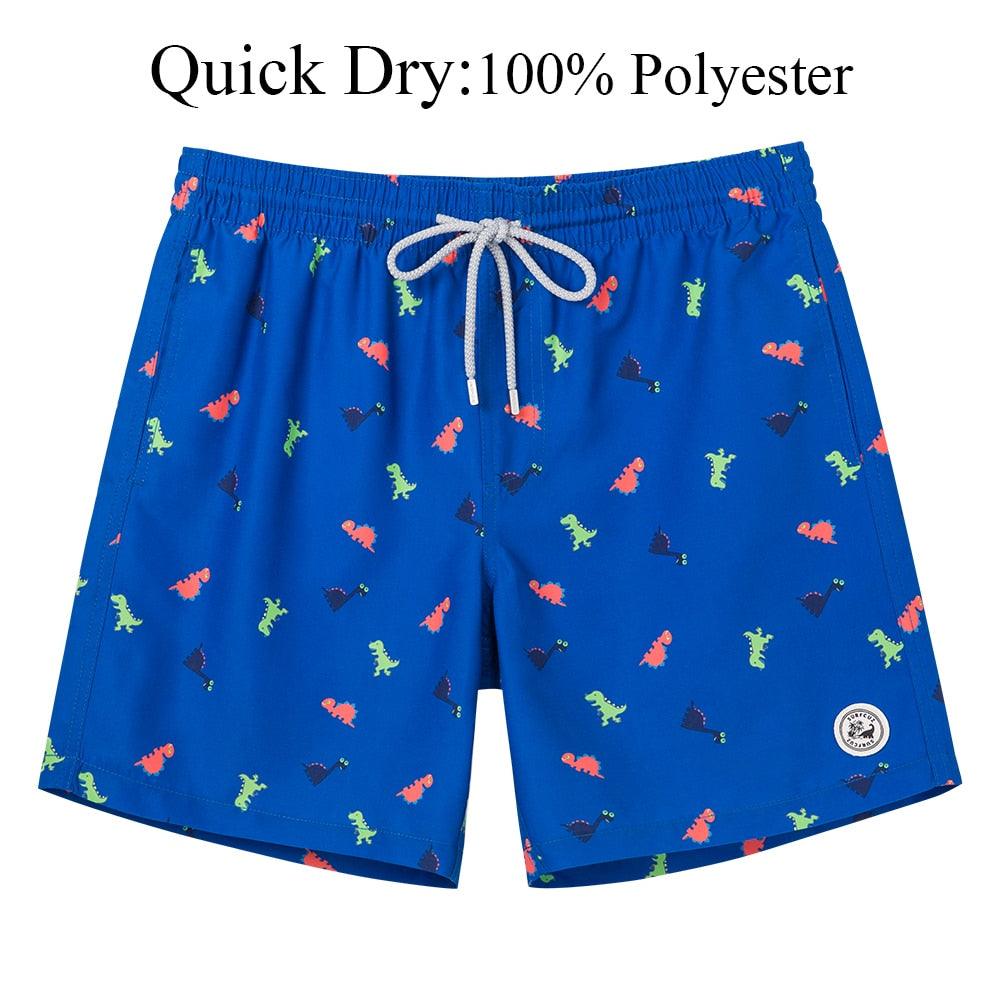 Men's Beach Shorts Boardshorts with Mesh Lining Men's Swimwear Beachwear Quick Dry Swim Shorts Swimming Trunks for Men Men's Beach Trunks Men's Beach Shorts Surfing Boardshorts with Mesh Lining Swimwear Outdoor Surfing Pants Stevvex