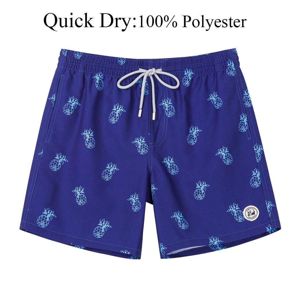Men's Beach Shorts Boardshorts with Mesh Lining Men's Swimwear Beachwear Quick Dry Swim Shorts Swimming Trunks for Men Men's Beach Trunks Men's Beach Shorts Surfing Boardshorts with Mesh Lining Swimwear Outdoor Surfing Pants Stevvex