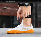 Men's Black Sneakers Mesh Breathable Shoes Male Fashion Black Athletic Footwear Flat Casual Walking Shoes Breathable Casual Shoes Couple Fashion Lace Up Mens Sneakers
