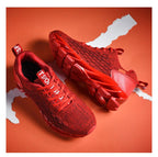 Men's Breathable Mesh Lace Running Shoes Outdoor Fitness Training Sports Shoes Non-slip Wear-resistant Casual Couple Sport Running Athletic Non Slip Fashion Sneakers Stevvex