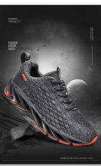 Men's Breathable Mesh Lace Running Shoes Outdoor Fitness Training Sports Shoes Non-slip Wear-resistant Casual Couple Sport Running Athletic Non Slip Fashion Sneakers Stevvex