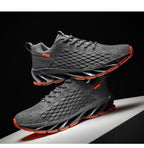 Men's Breathable Mesh Lace Running Shoes Outdoor Fitness Training Sports Shoes Non-slip Wear-resistant Casual Couple Sport Running Athletic Non Slip Fashion Sneakers Stevvex