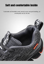 Men's Breathable Mesh Lace Running Shoes Outdoor Fitness Training Sports Shoes Non-slip Wear-resistant Casual Couple Sport Running Athletic Non Slip Fashion Sneakers Stevvex
