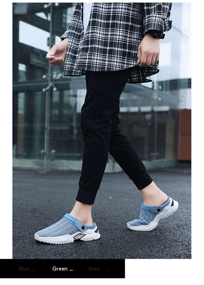 Men's Casual Shoes Rubber Flip Flops Slippers Home Beach Sandals Man Shoes Tennis Fitness Fashion Summer Clogs Sandals Shoes Breathable Beach Walking Slippers Shoes Stevvex