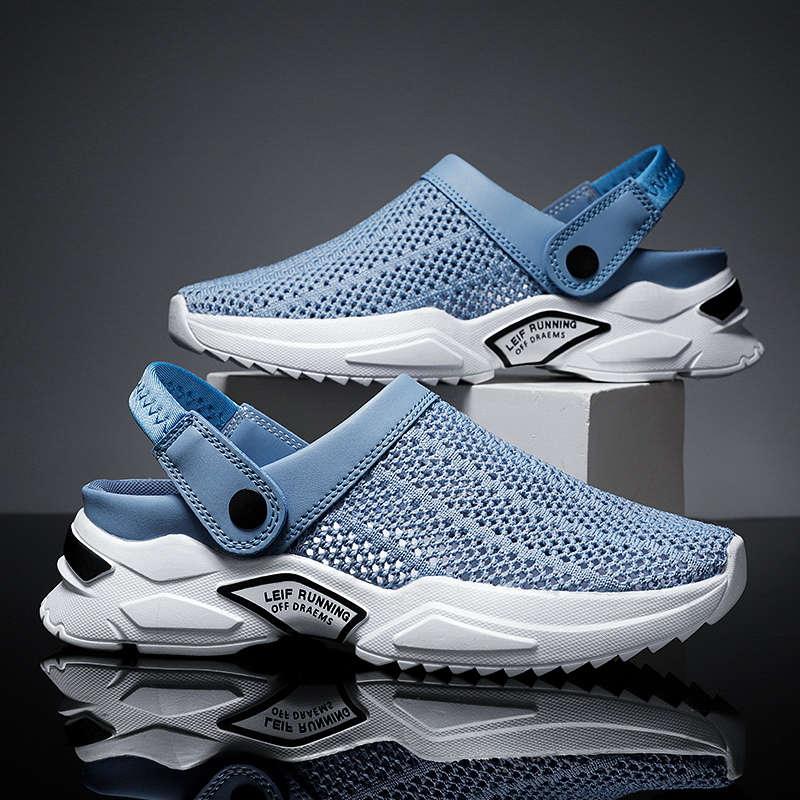 Men's Casual Shoes Rubber Flip Flops Slippers Home Beach Sandals Man Shoes Tennis Fitness Fashion Summer Clogs Sandals Shoes Breathable Beach Walking Slippers Shoes Stevvex