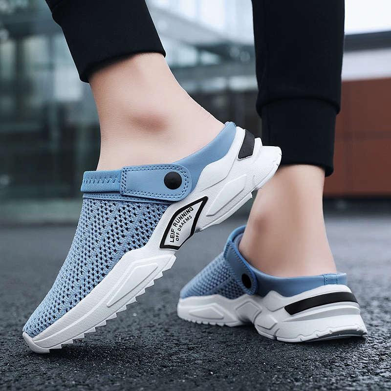 Men's Casual Shoes Rubber Flip Flops Slippers Home Beach Sandals Man Shoes Tennis Fitness Fashion Summer Clogs Sandals Shoes Breathable Beach Walking Slippers Shoes Stevvex