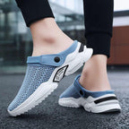Men's Casual Shoes Rubber Flip Flops Slippers Home Beach Sandals Man Shoes Tennis Fitness Fashion Summer Clogs Sandals Shoes Breathable Beach Walking Slippers Shoes Stevvex