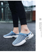 Men's Casual Shoes Rubber Flip Flops Slippers Home Beach Sandals Man Shoes Tennis Fitness Fashion Summer Clogs Sandals Shoes Breathable Beach Walking Slippers Shoes Stevvex