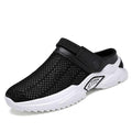 Men's Casual Shoes Rubber Flip Flops Slippers Home Beach Sandals Man Shoes Tennis Fitness Fashion Summer Clogs Sandals Shoes Breathable Beach Walking Slippers Shoes Stevvex