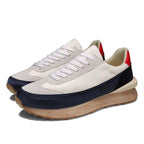 Men's Fashion Thick-Soled Sports Shoes Outdoor Non-Slip Breathable Casual Comfortable Sneakers Walking Slip-On Running Sneakers Lightweight Breathable Mesh Soft Sole Stevvex