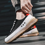 Men's Fashion Thick-Soled Sports Shoes Outdoor Non-Slip Breathable Casual Comfortable Sneakers Walking Slip-On Running Sneakers Lightweight Breathable Mesh Soft Sole Stevvex