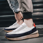 Men's Fashion Thick-Soled Sports Shoes Outdoor Non-Slip Breathable Casual Comfortable Sneakers Walking Slip-On Running Sneakers Lightweight Breathable Mesh Soft Sole Stevvex