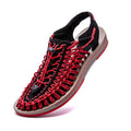 Men's High-Quality Hand-Woven Espadrilles Outdoor Summer Sandals Soft Non-slip Hiking Beach Platform Sandals Summer Strap Anti-Skidding Walking Water Shoes Comfortable Athletic Espadrilles For Beach Stevvex