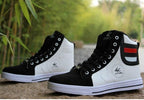 Men's High Top Sneakers Breathable Street Sports Shoes Hip Hop Trendy Style Casual Shoes Fashion Sneakers Breathable Comfort Walking Mens Sneakers Stevvex