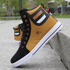 Men's High Top Sneakers Breathable Street Sports Shoes Hip Hop Trendy Style Casual Shoes Fashion Sneakers Breathable Comfort Walking Mens Sneakers Stevvex