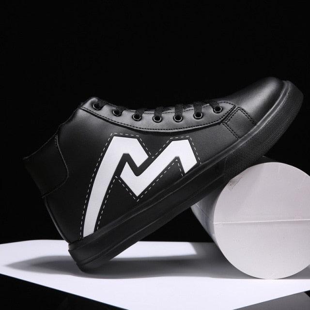 Men's High Top Sneakers Breathable Street Sports Shoes Hip Hop Trendy Style Casual Shoes Fashion Sneakers Breathable Comfort Walking Mens Sneakers Stevvex
