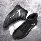 Men's High Top Sneakers Breathable Street Sports Shoes Hip Hop Trendy Style Casual Shoes Fashion Sneakers Breathable Comfort Walking Mens Sneakers Stevvex