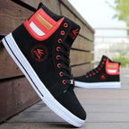 Men's High Top Sneakers Breathable Street Sports Shoes Hip Hop Trendy Style Casual Shoes Fashion Sneakers Breathable Comfort Walking Mens Sneakers Stevvex