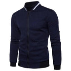 Men's Jacket Casual Sportswear Jogger Running Fitness Jacket for Men Solid Warm Bomber Jacket Unique Design Sports Jacket Classic Up Jacket For Men Stevvex