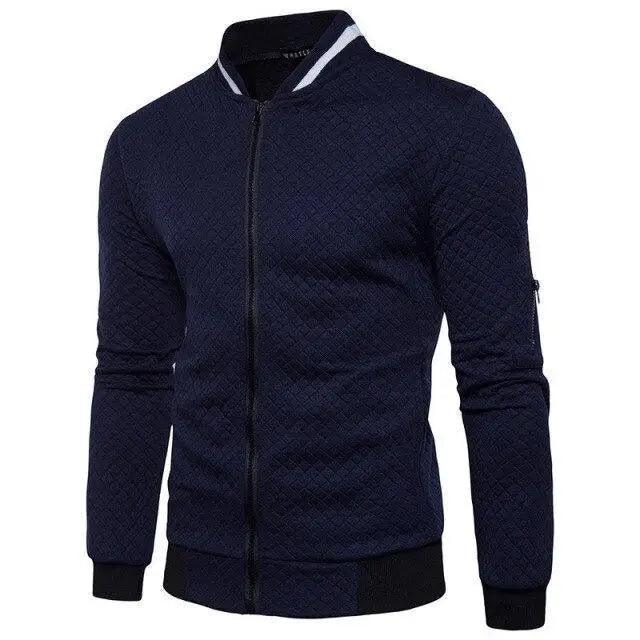 Men's Jacket Casual Sportswear Jogger Running Fitness Jacket for Men Solid Warm Bomber Jacket Unique Design Sports Jacket Classic Up Jacket For Men Stevvex