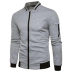 Men's Jacket Casual Sportswear Jogger Running Fitness Jacket for Men Solid Warm Bomber Jacket Unique Design Sports Jacket Classic Up Jacket For Men Stevvex