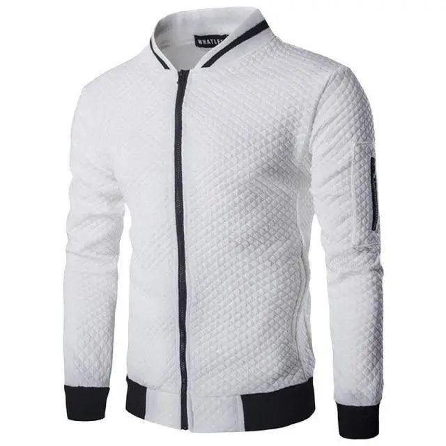 Men's Jacket Casual Sportswear Jogger Running Fitness Jacket for Men Solid Warm Bomber Jacket Unique Design Sports Jacket Classic Up Jacket For Men Stevvex