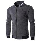 Men's Jacket Casual Sportswear Jogger Running Fitness Jacket for Men Solid Warm Bomber Jacket Unique Design Sports Jacket Classic Up Jacket For Men Stevvex