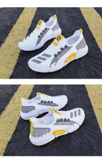 Men's Lightweight Running Shoes New Summer Comfortable And Breathable Sports Outdoor Fashion Sneakers Slip On Lightweight Athletic Fashion Casual Breathable Shoes For Walking Running Jogging Stevvex