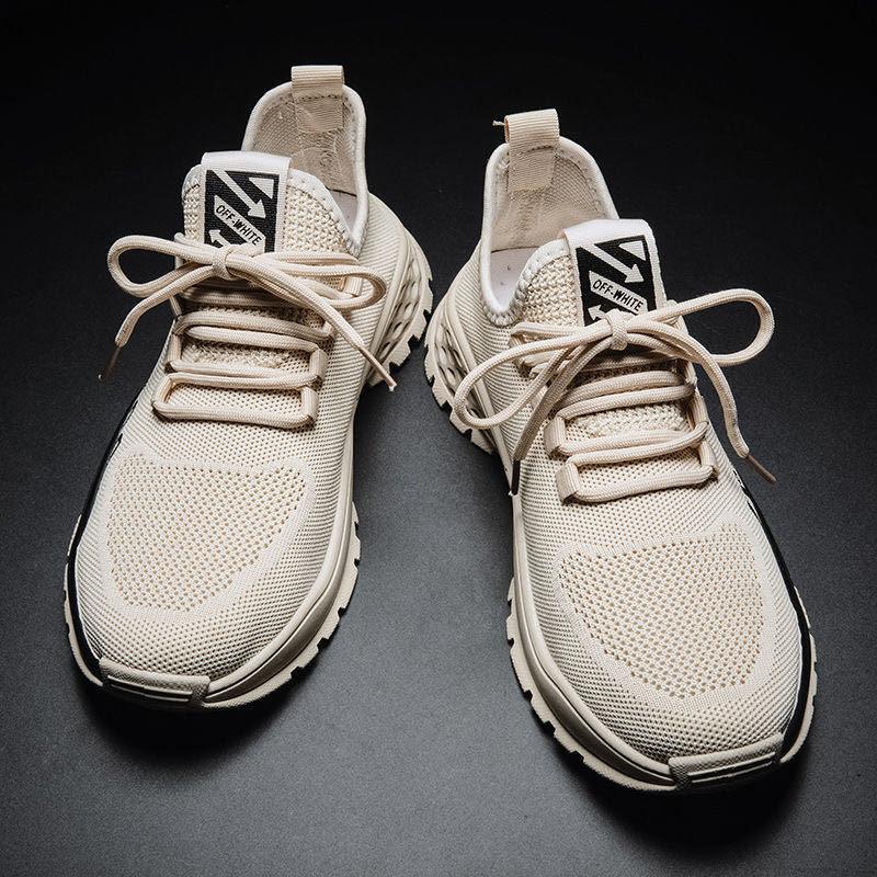 Men's Lightweight Running Shoes New Summer Comfortable And Breathable Sports Outdoor Fashion Sneakers Slip On Lightweight Athletic Fashion Casual Breathable Shoes For Walking Running Jogging Stevvex