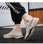Men's Lightweight Running Shoes New Summer Comfortable And Breathable Sports Outdoor Fashion Sneakers Slip On Lightweight Athletic Fashion Casual Breathable Shoes For Walking Running Jogging Stevvex