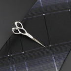 Men's Metal Tie Clip Vintage Unique Shape Bright Stainless Steel Necktie Clasp Gentleman's Party Luxury Tie Bars Clips Wedding Luxury Design Accessories For Men Stevvex