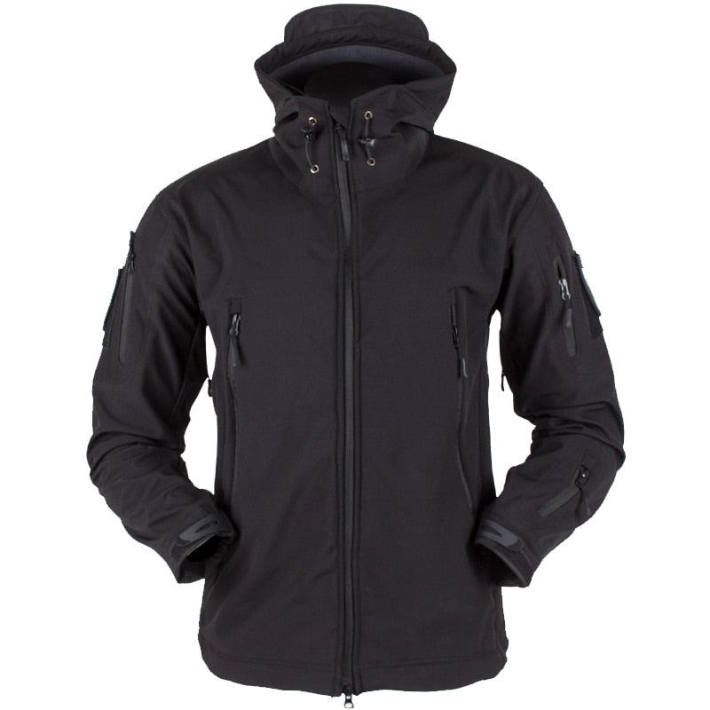 Men's Outdoor Soft Fleece Jacket Men's And Women's Jacket Unique Jackets For Men Windproof  Waterproof Breathable Jacket Thermal Hooded Tactical Jacket Outdoor Camouflage Fleece Hooded Coat Stevvex