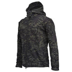 Men's Outdoor Soft Fleece Jacket Men's And Women's Jacket Unique Jackets For Men Windproof  Waterproof Breathable Jacket Thermal Hooded Tactical Jacket Outdoor Camouflage Fleece Hooded Coat Stevvex