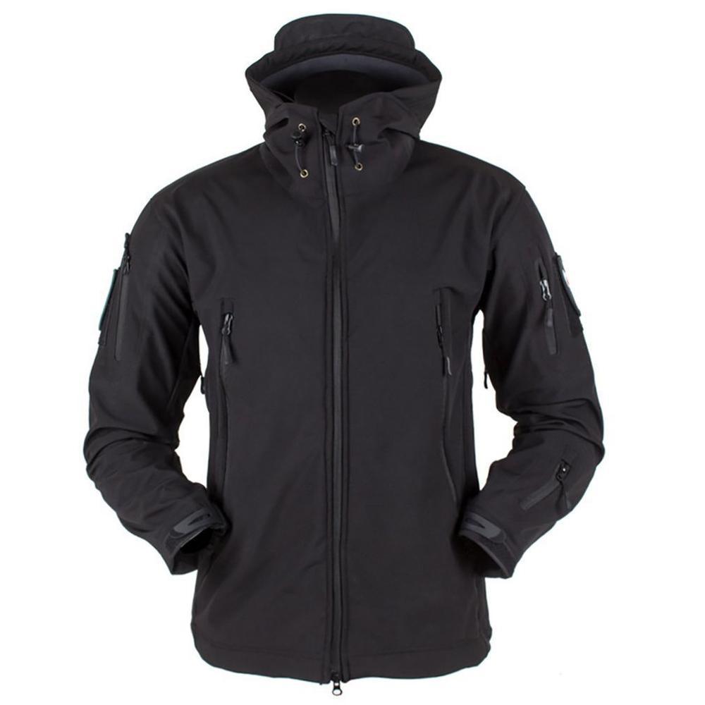 Men's Outdoor Soft Fleece Jacket Men's And Women's Jacket Unique Jackets For Men Windproof  Waterproof Breathable Jacket Thermal Hooded Tactical Jacket Outdoor Camouflage Fleece Hooded Coat Stevvex