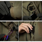 Men's Outdoor Soft Fleece Jacket Men's And Women's Jacket Unique Jackets For Men Windproof  Waterproof Breathable Jacket Thermal Hooded Tactical Jacket Outdoor Camouflage Fleece Hooded Coat Stevvex