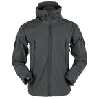 Men's Outdoor Soft Fleece Jacket Men's And Women's Jacket Unique Jackets For Men Windproof  Waterproof Breathable Jacket Thermal Hooded Tactical Jacket Outdoor Camouflage Fleece Hooded Coat Stevvex