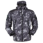 Men's Outdoor Soft Fleece Jacket Men's And Women's Jacket Unique Jackets For Men Windproof  Waterproof Breathable Jacket Thermal Hooded Tactical Jacket Outdoor Camouflage Fleece Hooded Coat Stevvex