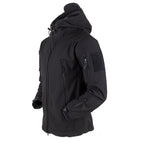 Men's Outdoor Soft Fleece Jacket Men's And Women's Jacket Unique Jackets For Men Windproof  Waterproof Breathable Jacket Thermal Hooded Tactical Jacket Outdoor Camouflage Fleece Hooded Coat Stevvex