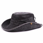 Men's Outdoor Traveling Cap Summer Mesh Breathable Retro Cotton Bucket Hat Unisex Adult High Quality Hat Jungle Fishing Hats Novelty Dad's Beach Cap Bucket Hat For Fishing Summer Adjustable Hat Stevvex