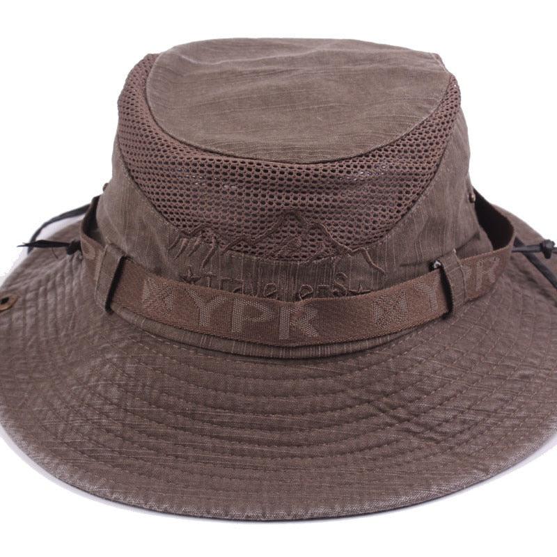 Men's Outdoor Traveling Cap Summer Mesh Breathable Retro Cotton Bucket Hat Unisex Adult High Quality Hat Jungle Fishing Hats Novelty Dad's Beach Cap Bucket Hat For Fishing Summer Adjustable Hat Stevvex
