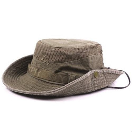 Men's Outdoor Traveling Cap Summer Mesh Breathable Retro Cotton Bucket Hat Unisex Adult High Quality Hat Jungle Fishing Hats Novelty Dad's Beach Cap Bucket Hat For Fishing Summer Adjustable Hat Stevvex