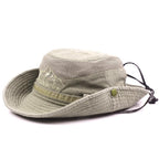 Men's Outdoor Traveling Cap Summer Mesh Breathable Retro Cotton Bucket Hat Unisex Adult High Quality Hat Jungle Fishing Hats Novelty Dad's Beach Cap Bucket Hat For Fishing Summer Adjustable Hat Stevvex