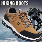 Men's Sports Hiking Shoes Low-Top Breathable Non-Slip Wear-Resistant Outdoor Leisure Sports Shoes Men Leather Non-Slip Sneakers Lightweight Low Top For Outdoor Trailing Walking Shoes Stevvex