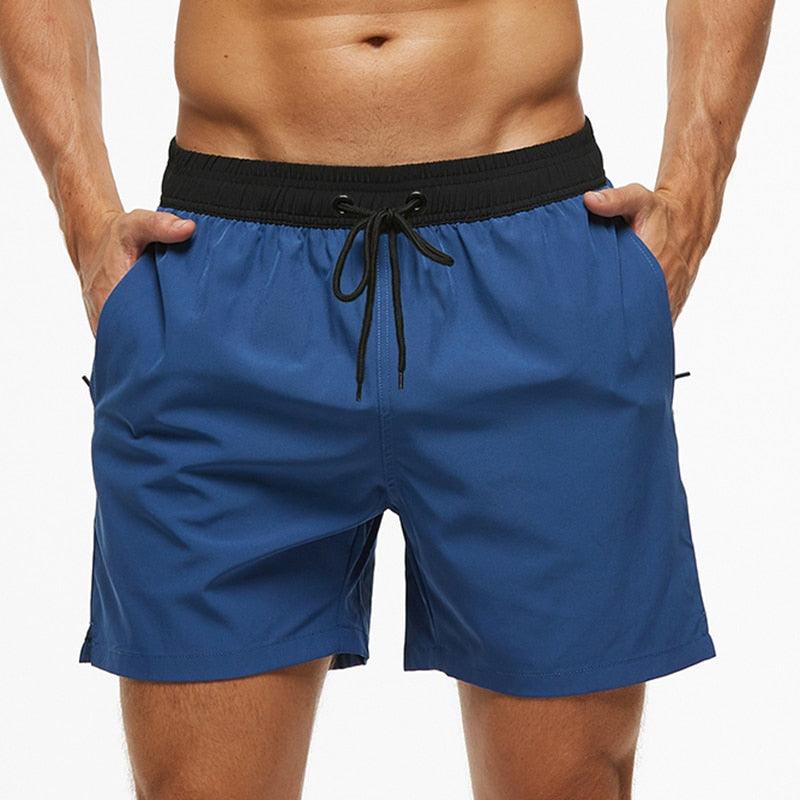 Men's Stretch Swim Trunks Quick Dry Beach Shorts With Zipper Pockets and Mesh Lining  Men's Swim Trunks Quick Dry Beach Shorts with Pockets Swimsuits for Men Stevvex