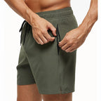 Men's Stretch Swim Trunks Quick Dry Beach Shorts With Zipper Pockets and Mesh Lining  Men's Swim Trunks Quick Dry Beach Shorts with Pockets Swimsuits for Men Stevvex