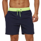 Men's Stretch Swim Trunks Quick Dry Beach Shorts With Zipper Pockets and Mesh Lining  Men's Swim Trunks Quick Dry Beach Shorts with Pockets Swimsuits for Men Stevvex